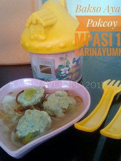 Foto resep Bakso Ayam Pokcoy MPASI 1y +