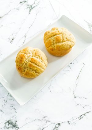 A picture of Hong-Kong Style Pineapple Buns (菠蘿包).