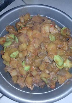 Foto resep Sambel goreng Ati Ayam,kentang dan pete