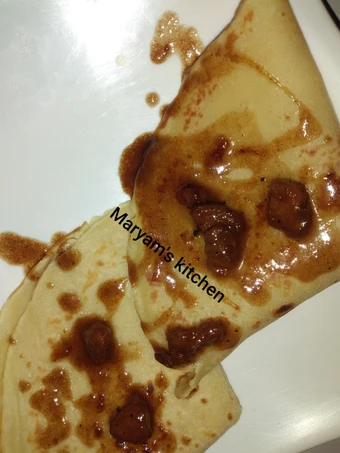 Recipe Crepes with chocolate caramel bananas the  Makes Drooling Makes you drool