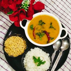 A picture of Masoor Dal fry (Restaurant Style Mix Dal Fry) 😋😋.
