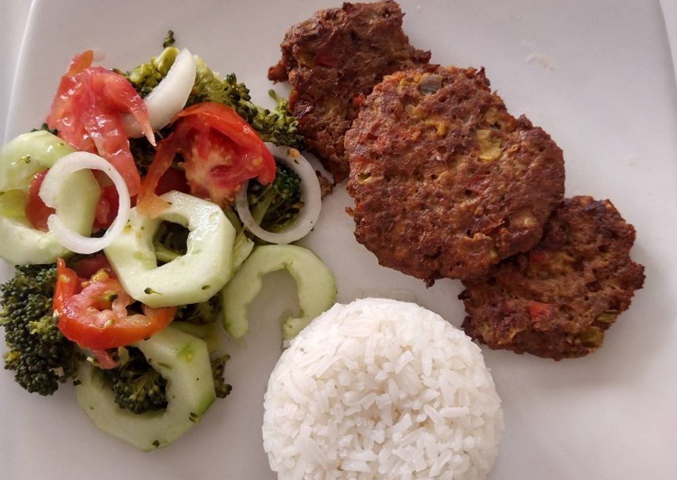 Tortas de carne molida