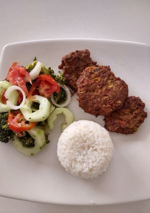 Una foto de Tortas de carne molida