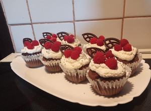 Фото Шоколадні кекси 🧁 без яєць і масла.