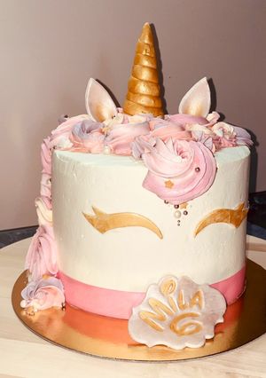 Une photo de Gâteau licorne Bueno