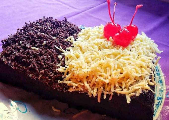 Brownies coklat kukus bisa untuk base cake tart