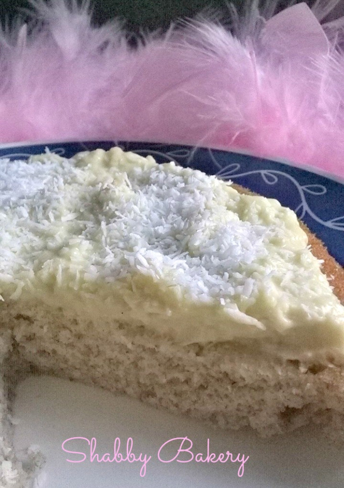 Una foto de Tarta cremosa de coco