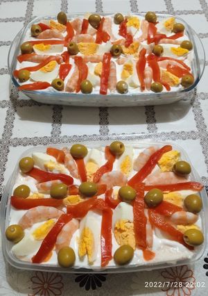 Una foto de Ensaladilla rusa con lactonesa