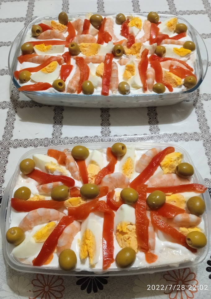 Una foto de Ensaladilla rusa con lactonesa
