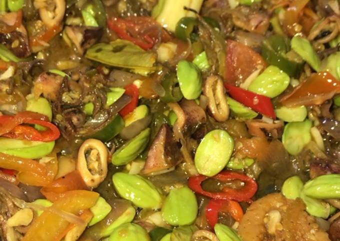 Resep Oseng Cumi Asin Pete Oleh Ayu Safitri Cookpad