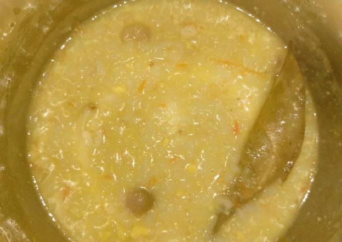 MPASI 6+ Bubur telur ayam kampung 2 #mpasi6months #mpasi6bulan