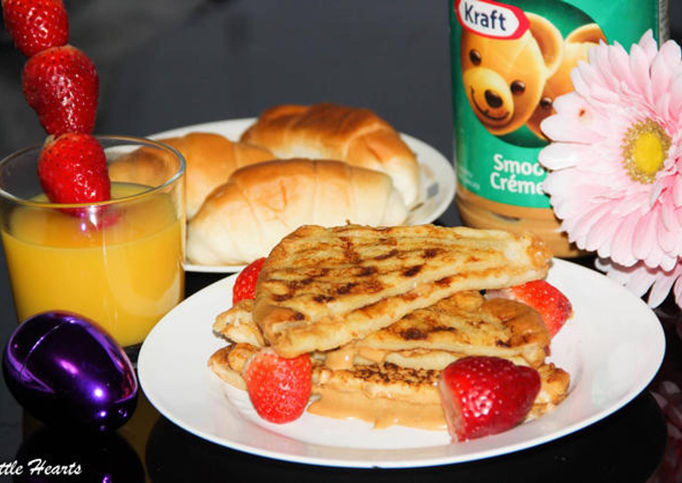 Peanut Butter Stuffed French Toast