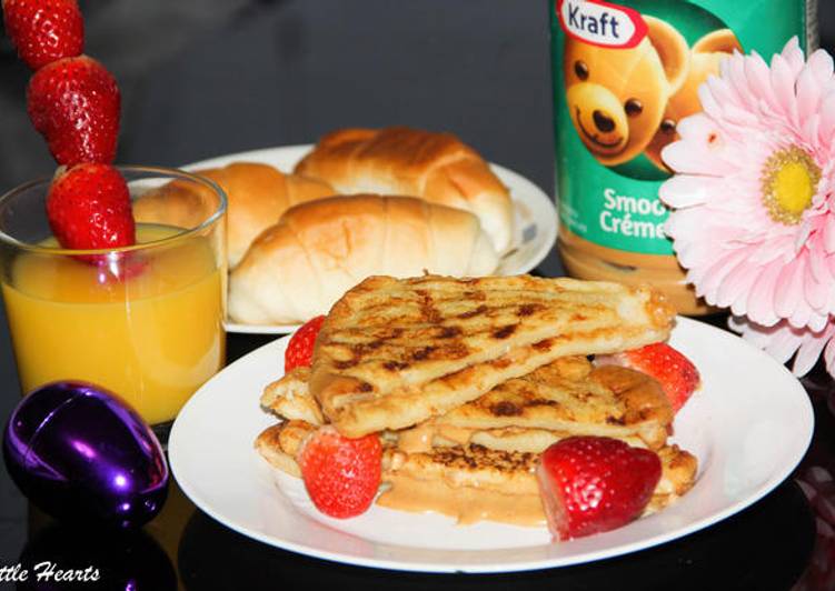Recipe of Perfect Peanut Butter Stuffed French Toast