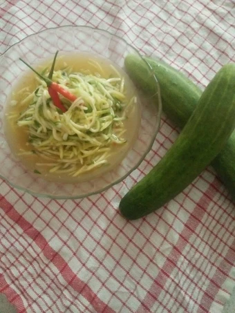 Cara Gampang Membikin Resep  Rujak serut timun mangga yang Lezat, Lezat Sekali