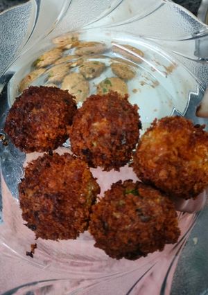 A picture of Crunchy Egg Pakoda.