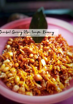 Foto resep Samgor Ubi, tempe, kacang