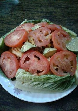 Una foto de 💖💖Ensalada rellena a tu gusto 👍👍
