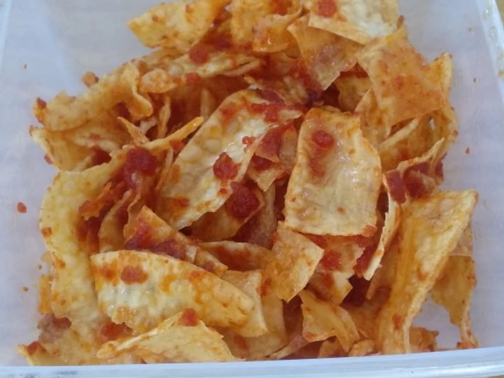 Langkah Gampang Membuat Resep Keripik singkong balado yang Bikin Ngiler Anti Ribet, Lezat