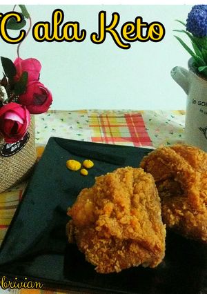 Foto resep Ayam KFC 🐔#ketofriendly #ketofy #debm #fried chicken #kentucky #crispy