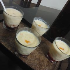 A picture of Mango mastani with strawberry flavour.