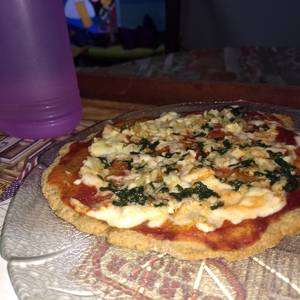 Pizza con harina integral ❤️