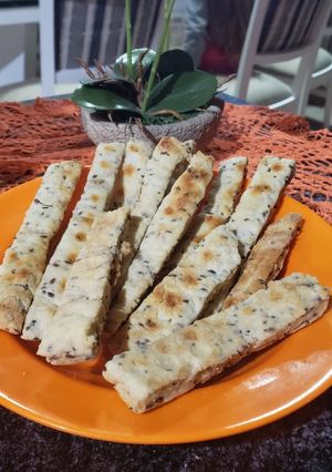 Una foto de Palitos salados con mix de semillas