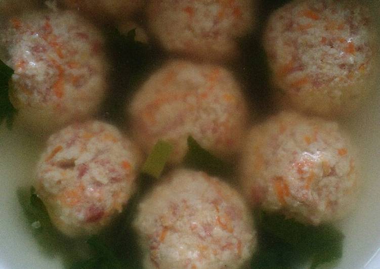 Bahan Sup bola tahu (untuk anak) | Cara Masak Sup bola tahu (untuk anak) Yang Sedap