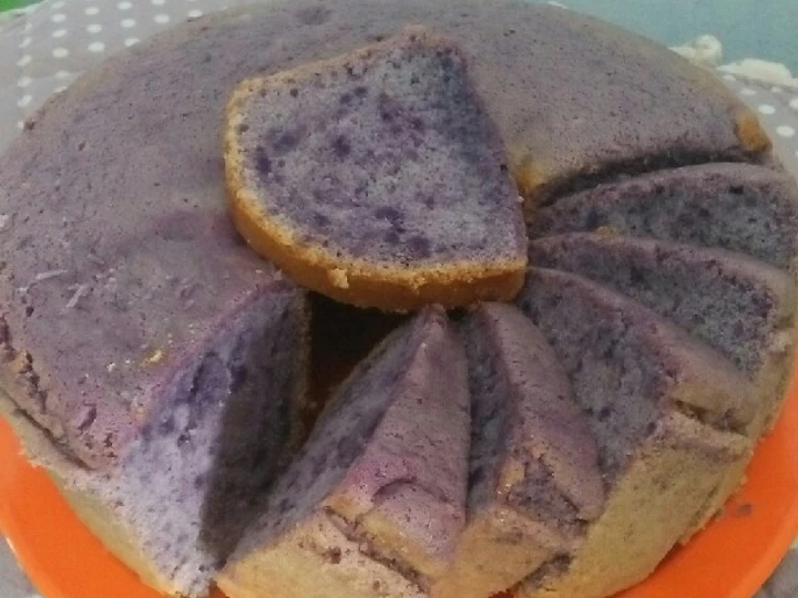 Cara Gampang Membuat Resep Bolu ubi ungu (recook @Desisitorus) yang Uenak Anti Ribet, Mantap