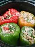 Pimientos rellenos a la Barrabás (Olla de cocción lenta-SlowCook)