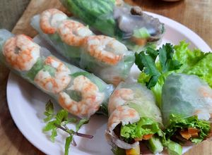 Foto resep Vietnamese Spring Roll (Rice Paper Roll)