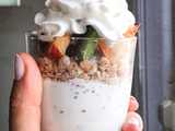 peach yogurt dessert