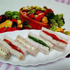 A picture of Assorted Sandwiches#SnackrecipeContest.