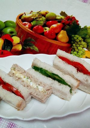 A picture of Assorted Sandwiches#SnackrecipeContest.