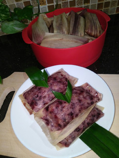Foto resep Lepet/Lemet Jagung Ungu/Hitam Dan Jagung Manis