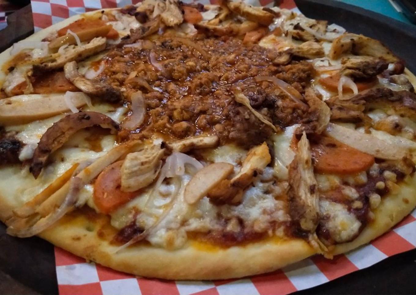 Chicken Overload Pizza