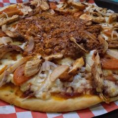 Chicken Overload Pizza A picture of Chicken Overload Pizza.