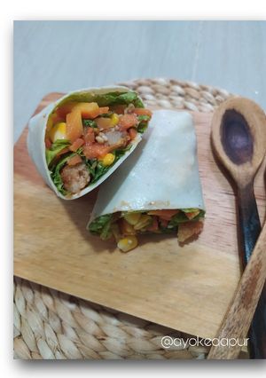 Foto resep Salad wrap ala KFC