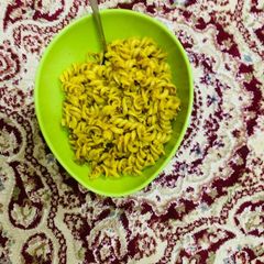 A picture of Pasta with cream cheese !!!# Ramzan special.