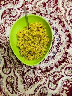 A picture of Pasta with cream cheese !!!# Ramzan special.