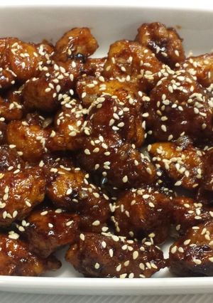 Foto resep Paha ayam wijen pedas