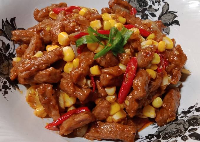 Beef Corn Barbeque Sauce