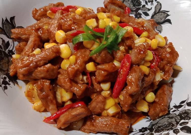 Beef Corn Barbeque Sauce