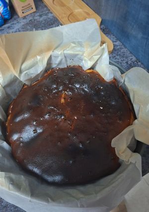 Una foto de Tarta de Queso con Turrón