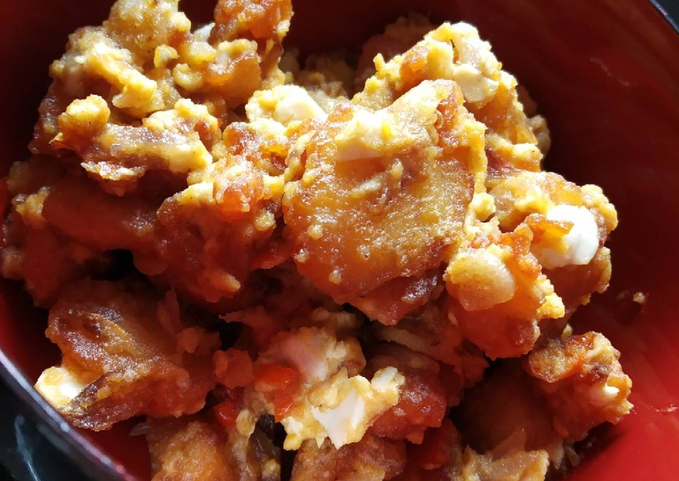 Ayam Telur Asin (chicken salted egg)