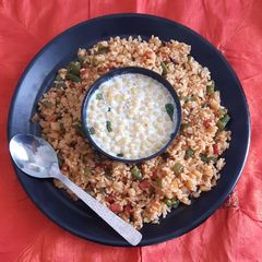 A picture of Colourful Pulao.