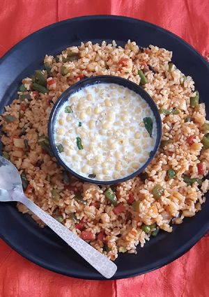 A picture of Colourful Pulao.