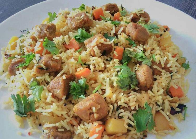 Recipe of Award-winning Soyabean Pulao