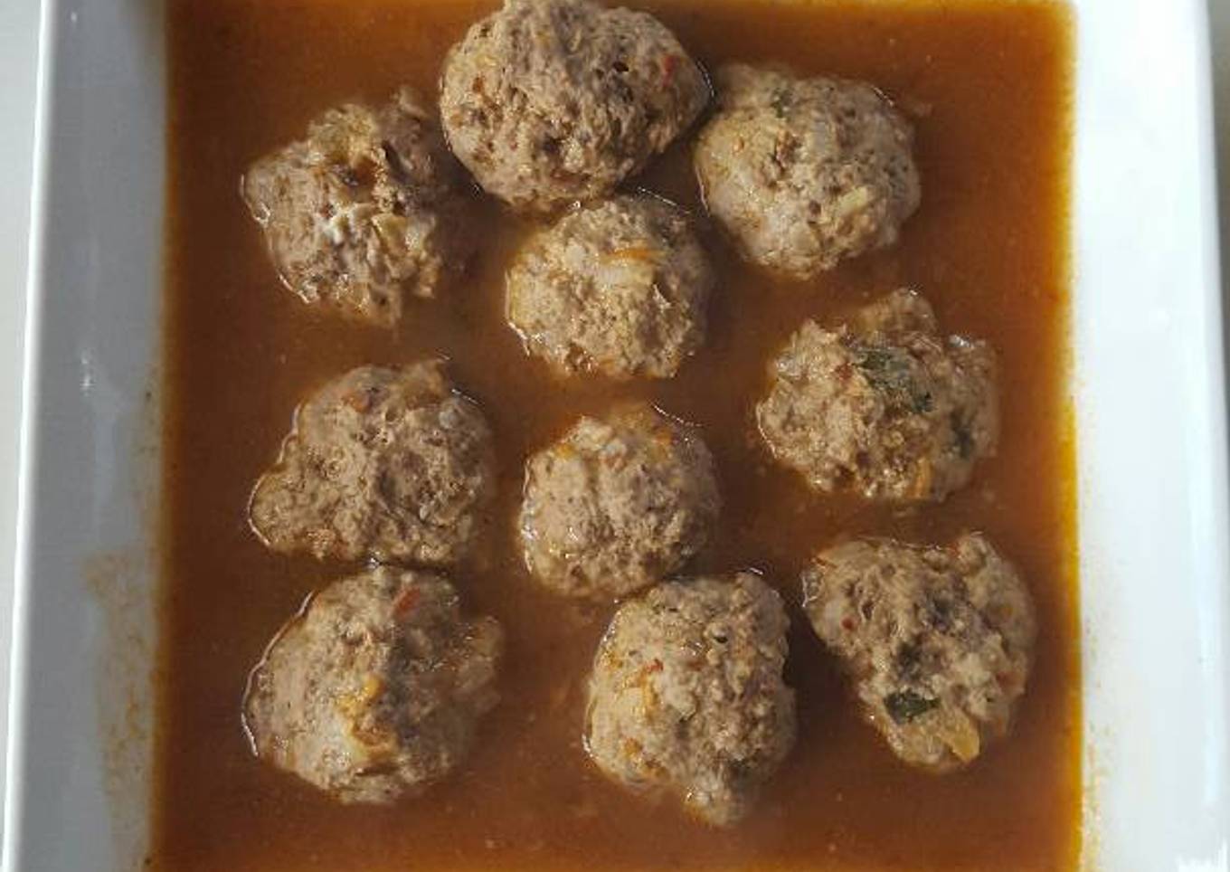 Albóndigas en salsa de chipotle