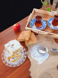 عکسی از دستور پای سیب با مارمالاد