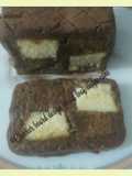 Checker board design bread loaf shape cake
